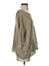 Zara Metallic Tan Poncho Size S - photo 4