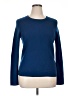 Tahari 100% Cashmere Blue Cashmere Pullover Sweater Size XL - photo 1