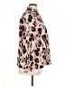 ELOQUII 100% Polyester Animal Print Brown Long Sleeve Blouse Size 14 - photo 4