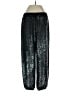 retrofête 100% Viscose Metallic Silver Casual Pants Size S - photo 1