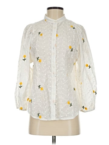 Solitaire 3/4 Sleeve Blouse (view 1)