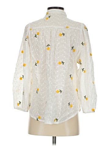 Solitaire 3/4 Sleeve Blouse (view 2)