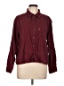 Levi's Plaid Burgundy Long Sleeve Button-Down Shirt Size L - photo 1