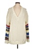 Luukse Color Block Ivory Pullover Sweater Size L - photo 1