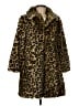 Bagatelle 100% Acrylic Animal Print Gold Coat Size M - photo 1