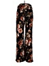 Theory Floral Black Casual Pants Size S - photo 2