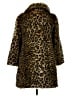 Bagatelle 100% Acrylic Animal Print Gold Coat Size M - photo 2