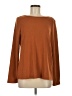 Three Dots Brown Long Sleeve T-Shirt Size M - photo 1