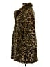 Bagatelle 100% Acrylic Animal Print Gold Coat Size M - photo 5