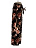 Theory Floral Black Casual Pants Size S - photo 4