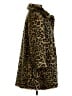Bagatelle 100% Acrylic Animal Print Gold Coat Size M - photo 4