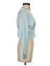 Oscar-St Blue Long Sleeve Blouse Size S - photo 4