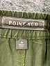 Point Sur Solid Green Linen Pants Size 4 - photo 7