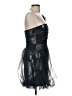 BCBGMAXAZRIA 100% Polyester Print Blue Black Cocktail Dress Size 6 - photo 4