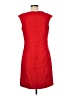 Ellen Tracy Solid Red Cocktail Dress Size 8 - photo 2