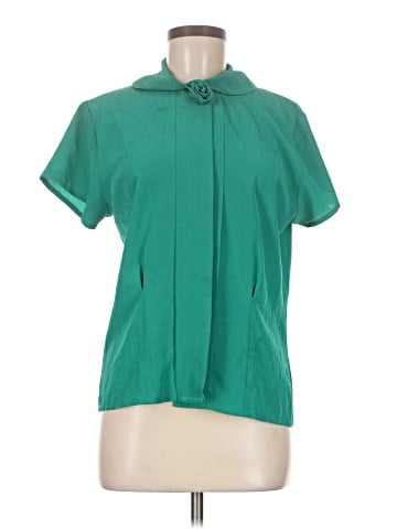 Oscar by Oscar De La Renta Short Sleeve Blouse (view 1)