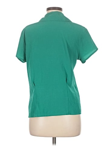 Oscar by Oscar De La Renta Short Sleeve Blouse (view 2)