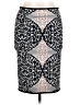 BCBGMAXAZRIA Graphic Gray Casual Skirt Size L - photo 1