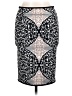 BCBGMAXAZRIA Graphic Gray Casual Skirt Size L - photo 2
