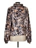 Free People Gold Long Sleeve Blouse Size L - photo 2