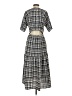 Just Female Plaid Gray Casual Dress Size EU 36 / US 6 - photo 2