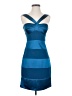 B. Smart Color Block Blue Cocktail Dress Size 3 - 4 - photo 1