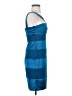 B. Smart Color Block Blue Cocktail Dress Size 3 - 4 - photo 4
