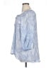 Como Blu Blue 3/4 Sleeve Blouse Size 1X - photo 5