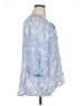 Como Blu Blue 3/4 Sleeve Blouse Size 1X - photo 4