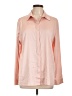Escalier Color Block Pink Long Sleeve Blouse Size L - photo 1