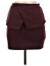 Foreign Exchange Solid Burgundy Formal Skirt Size S - photo 1