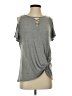 Democracy Gray Short Sleeve Top Size S - photo 1