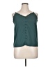 Shein 100% Polyester Teal Sleeveless Blouse Size XL - photo 1