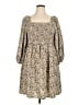 Arula 100% Polyester Floral Brown Green Casual Dress Size XL - photo 1