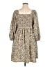 Arula 100% Polyester Floral Brown Green Casual Dress Size XL - photo 2