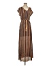 Springfield Stripes Brown Casual Dress Size S - photo 1