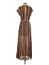 Springfield Stripes Brown Casual Dress Size S - photo 2