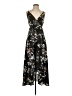 Shein 100% Polyester Floral Black Cocktail Dress Size 2 - photo 1