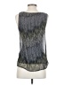 Deletta 100% Modal Gray Sleeveless Blouse Size S - photo 2