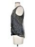 Deletta 100% Modal Gray Sleeveless Blouse Size S - photo 5