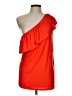 Old Navy 100% Rayon Orange Sleeveless Top Size L (tall) - photo 1