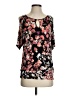Thalia Sodi Black Short Sleeve Blouse Size S - photo 1
