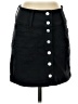 Pilcro Solid Black Denim Skirt Size 4 - photo 1