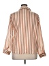 Zara Stripes Orange Long Sleeve Blouse Size XL - photo 2