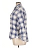 Old Navy 100% Cotton Plaid Blue Long Sleeve Button-Down Shirt Size L - photo 5