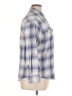 Old Navy 100% Cotton Plaid Blue Long Sleeve Button-Down Shirt Size L - photo 4