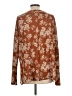 Lovely J Floral Brown Pullover Sweater Size L - photo 2