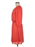 AGB 100% Polyester Solid Orange Casual Dress Size 6 - photo 5
