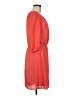 AGB 100% Polyester Solid Orange Casual Dress Size 6 - photo 4