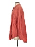 Free People Orange Long Sleeve Button-Down Shirt Size XS - photo 5
